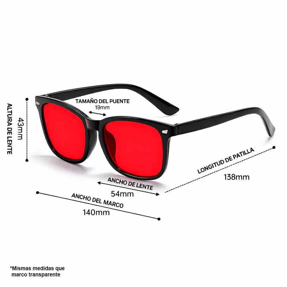 Gafas de luz azul sin graduar unisex - Blue Aura